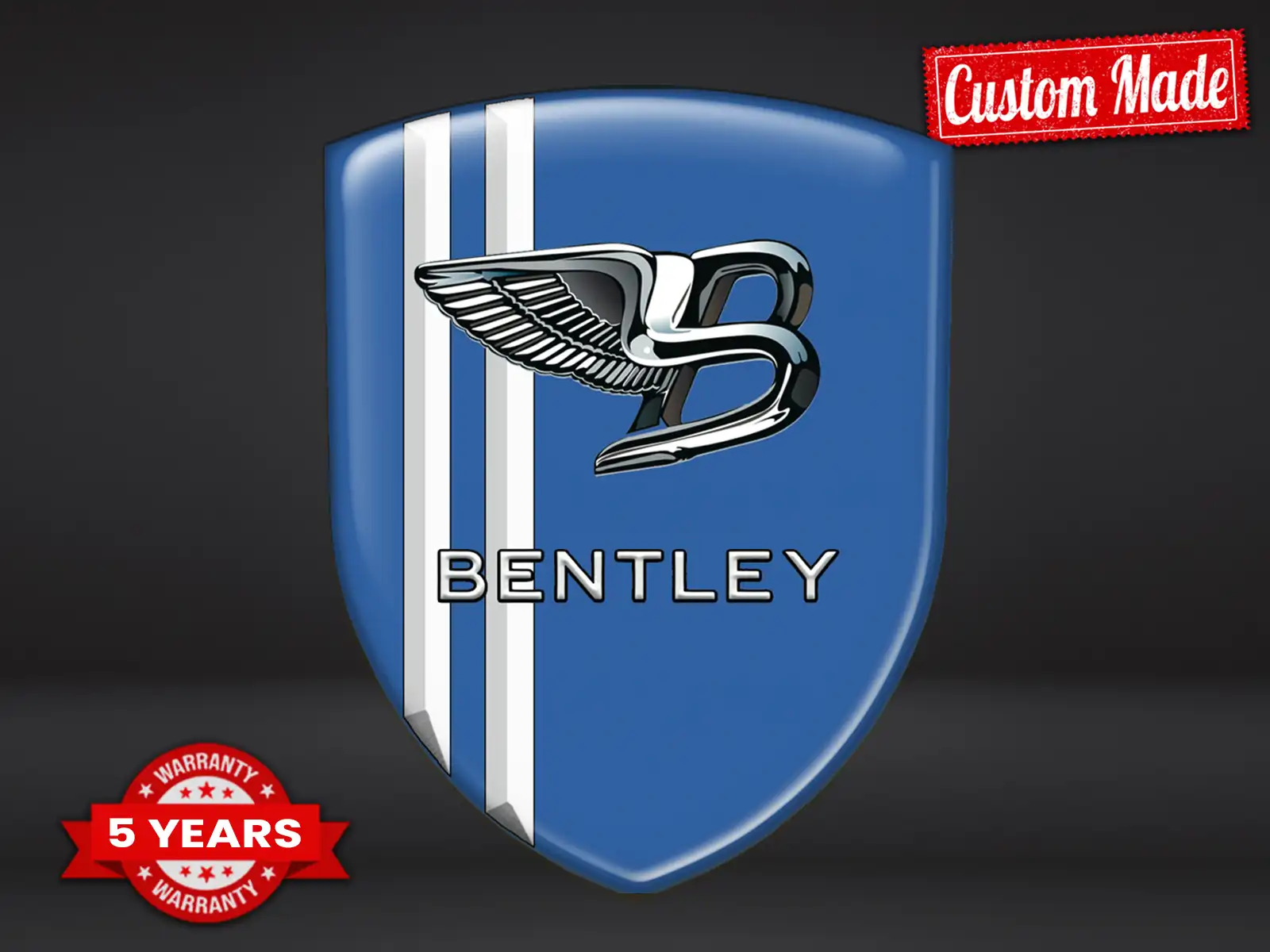 Bentley Vinyle Auto Sur Mesure Limité Étoile Minimal